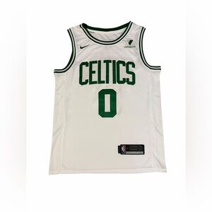 Nike Swingman Boston Celtics Jayson Tatum Jersey Mens 44 White Stitched Home